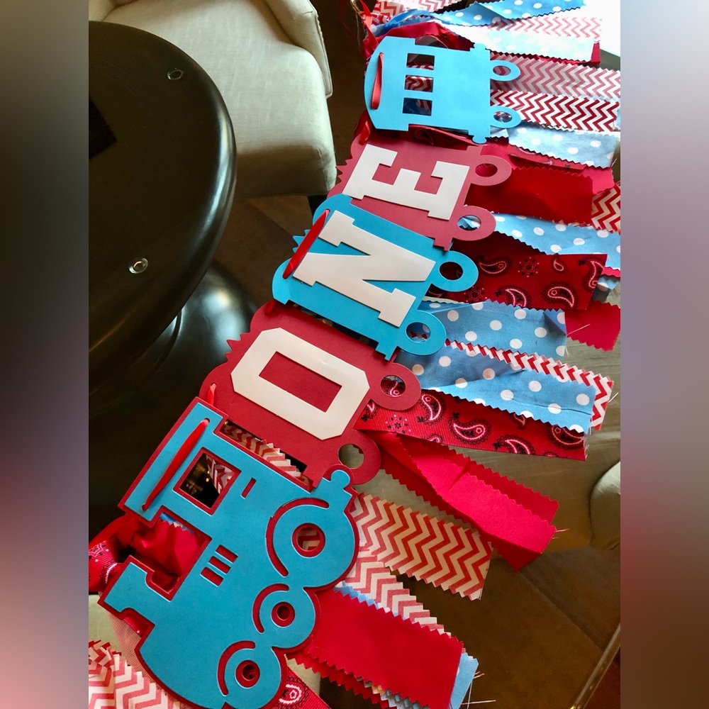 Highchair Banner for First Birthday